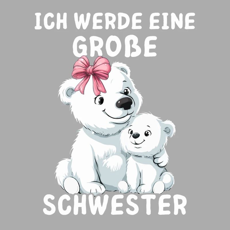 Ich werde eine große Schwester Eisbärin