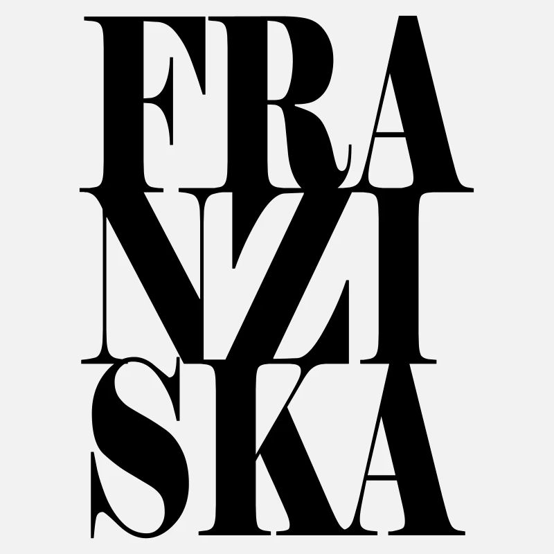 Franziska Surname First name Modern font Word Art