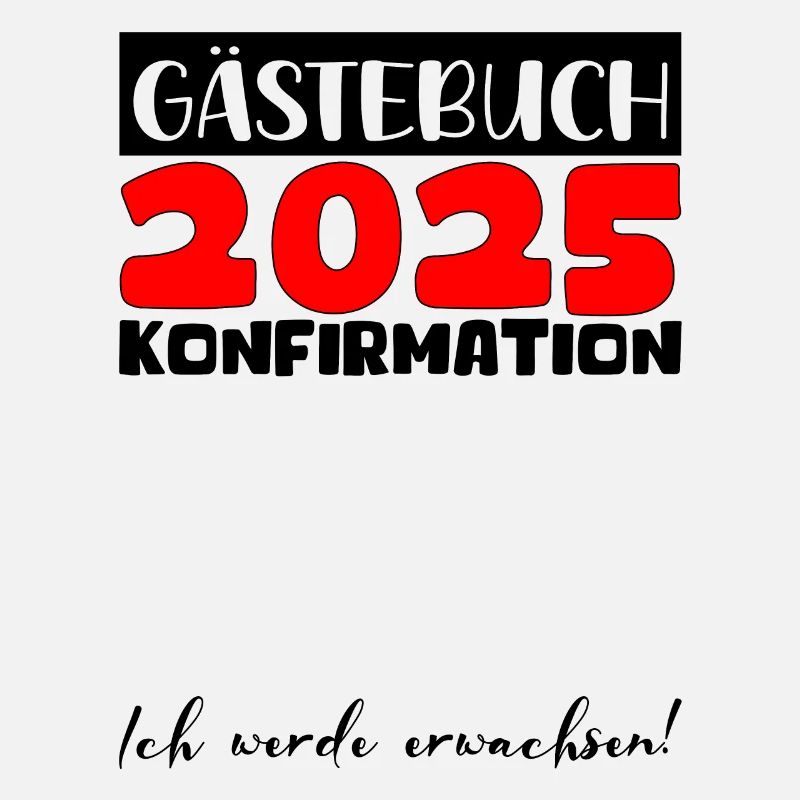 Konfirmation 2025 Gästebuch Deko Mädchen Jungen