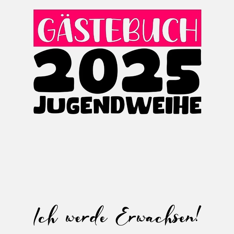 Jugendweihe 2025 Gästebuch Geschenk Mädchen Jungen