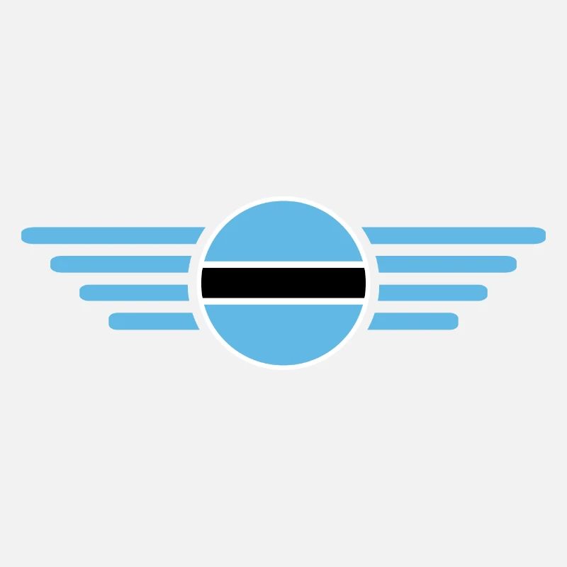 J’aime le Botswana, T-shirt design de style élégance