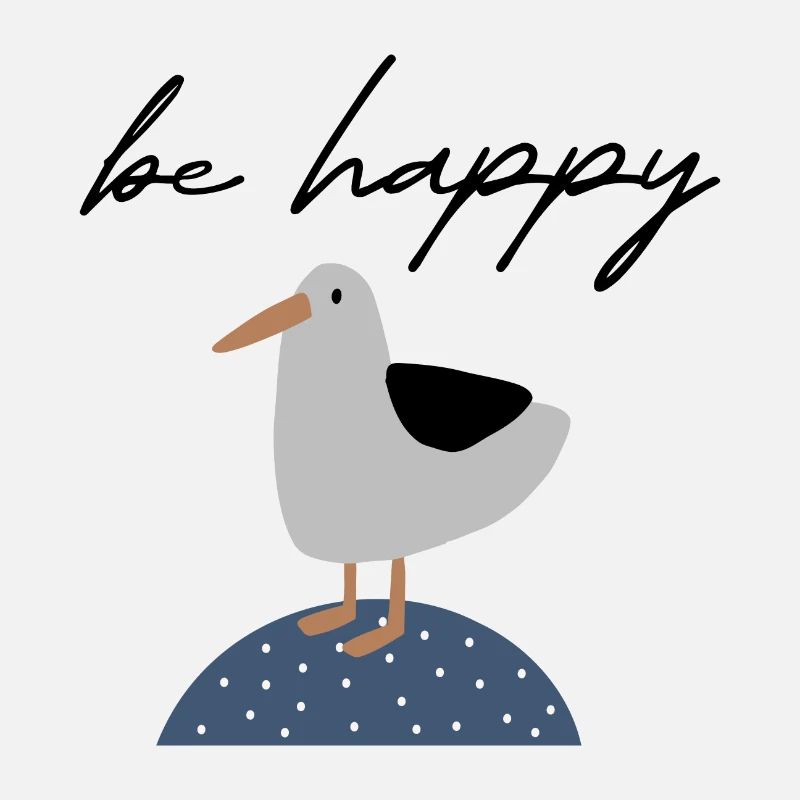 Mouette heureuse | Côte | Style boho pour les enfants