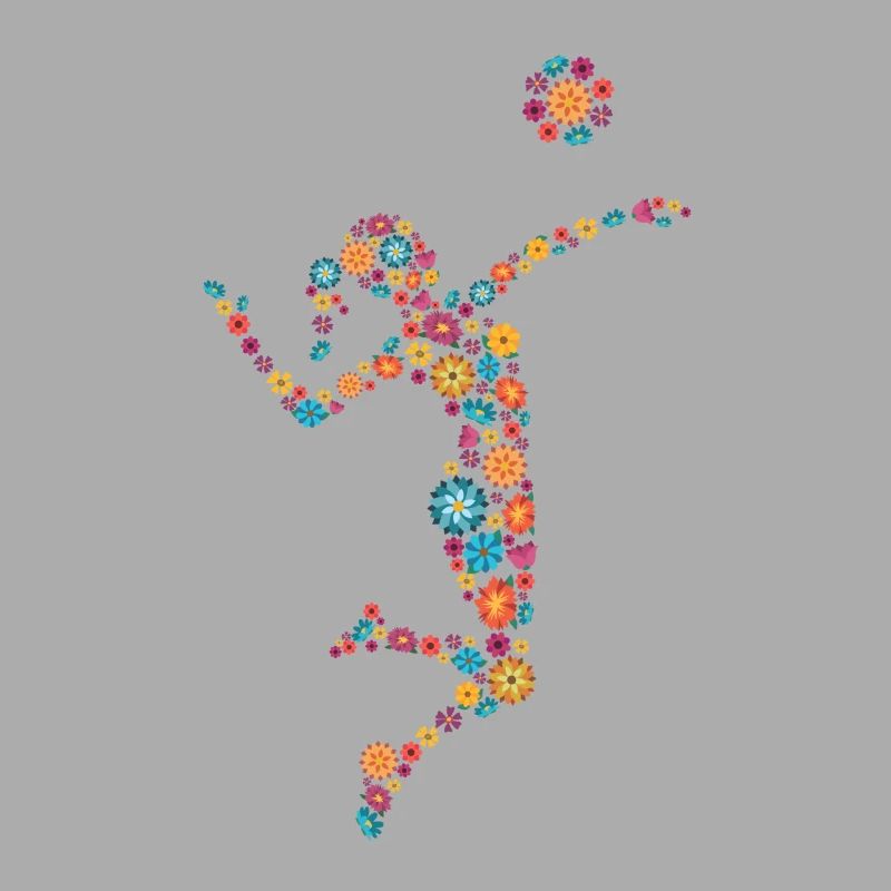 Volleyball Frau oder Mädchen