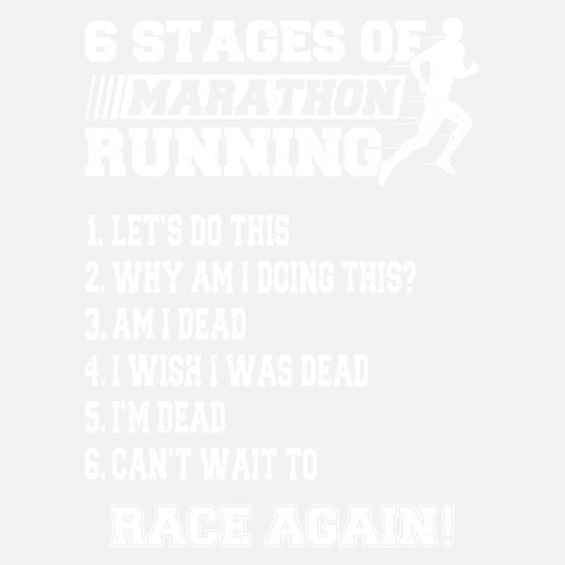 6 phases du marathon 42,2 km