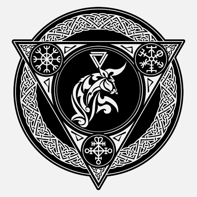 Signe du zodiaque Viking taureau