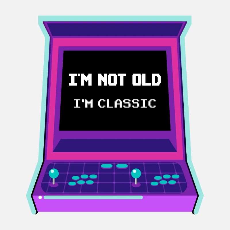 Nicht alt, ich bin klassisch Arcade-Spiele-Konsole