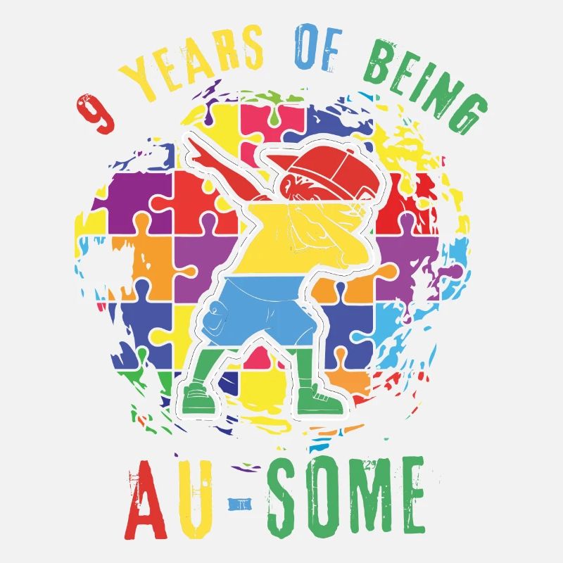 9 ans de puzzle spécial génial Sensibilisation à l’autisme