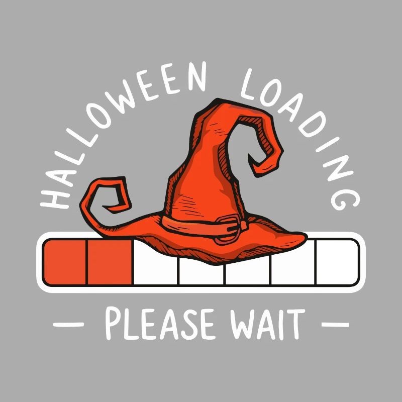 Hexenhut Spruch Halloween Loading Please Wait