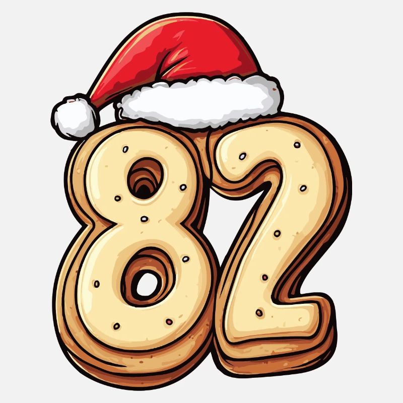 Biscuit de Noël à 82 chiffres
