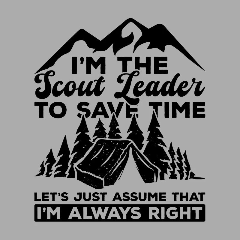 Scout Leader Design Für Einen Scoutmaster Oder