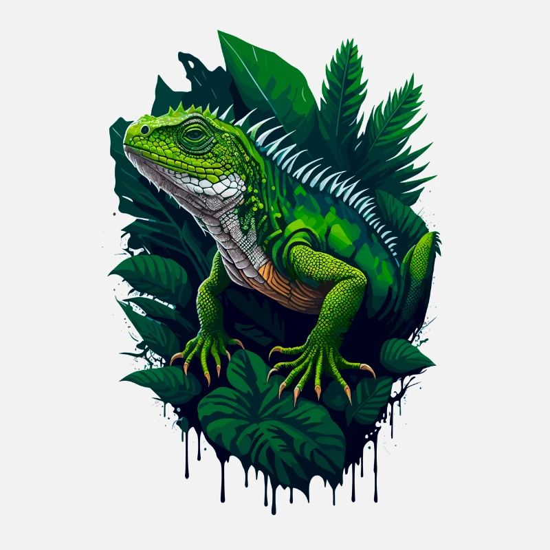 Iguane reptile