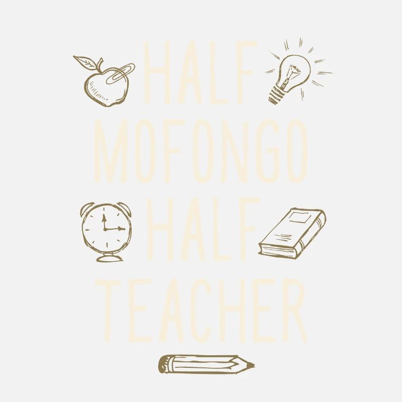 Half Mofongo Half Teacher Funny Professor Humor