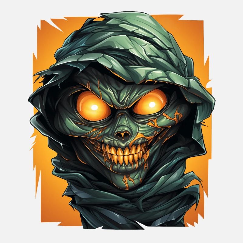 Halloween Spooky Cartoon Mummy