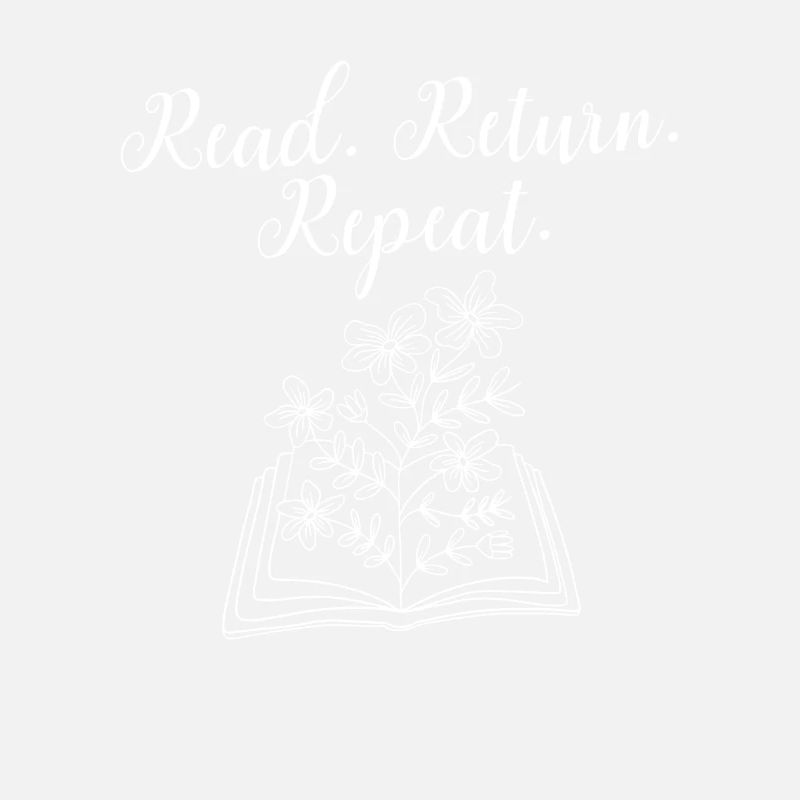 Library Worker Librarian Read Return Repeat Book