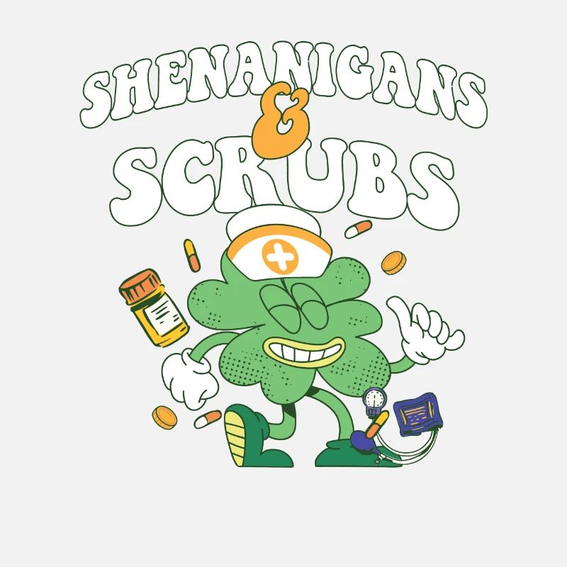 Shenanigans & Scrubs ER Nurse Physician St.