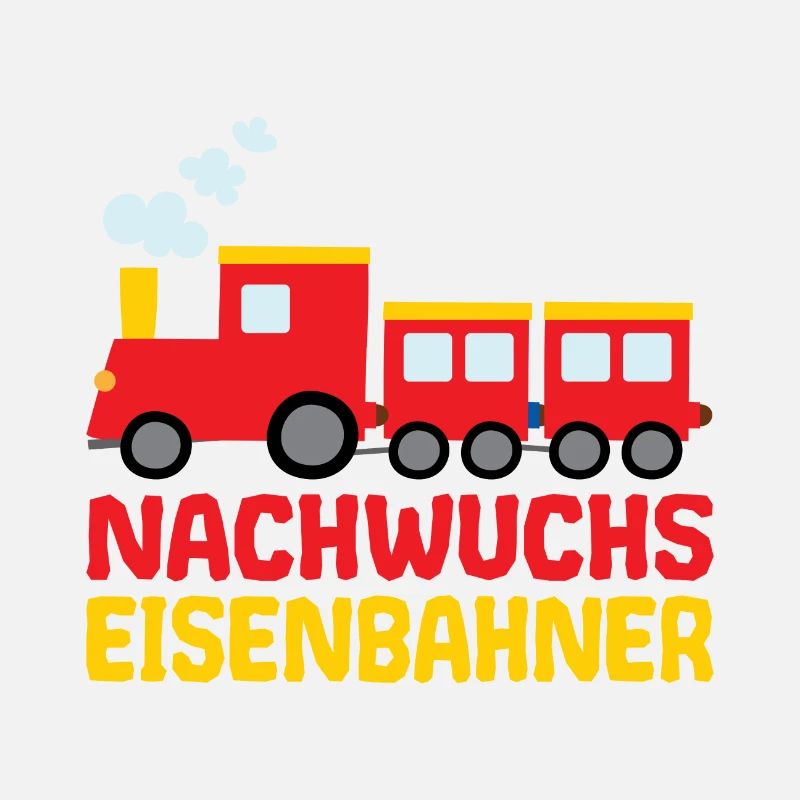 Nachwuchs Eisenbahner Eisenbahn Dampfzug Lok Rot