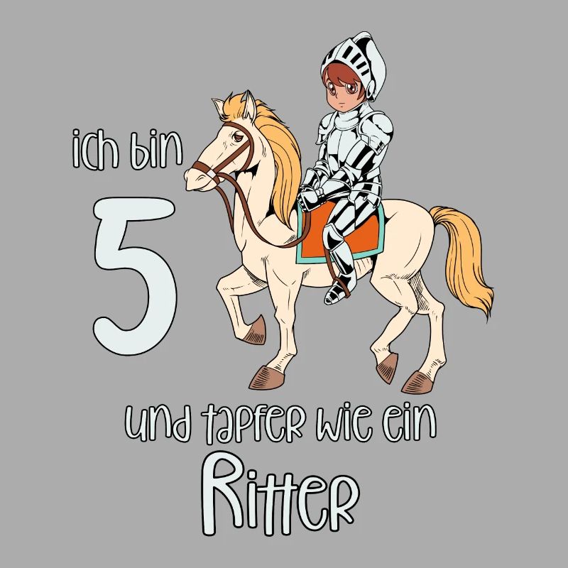 Geburtstagsshirt Ritter - 5 Geburtstag Junge