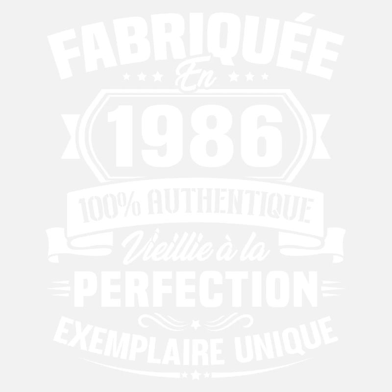 Fabriquée en 1986 - Cadeau d'anniversaire 37 ans