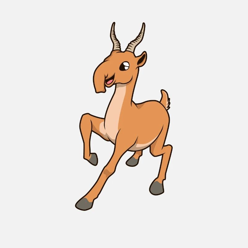 Antilope saïga Kawaii
