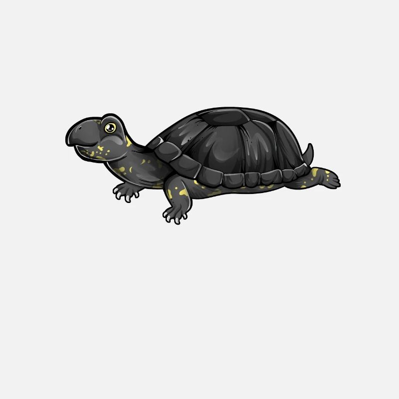 Kawaii pond turtle