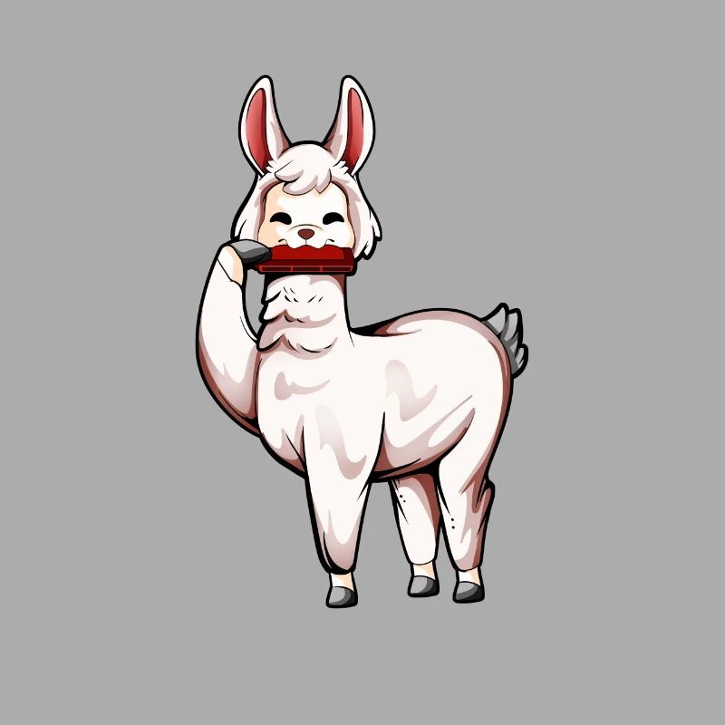 Lama joue de l’harmonica