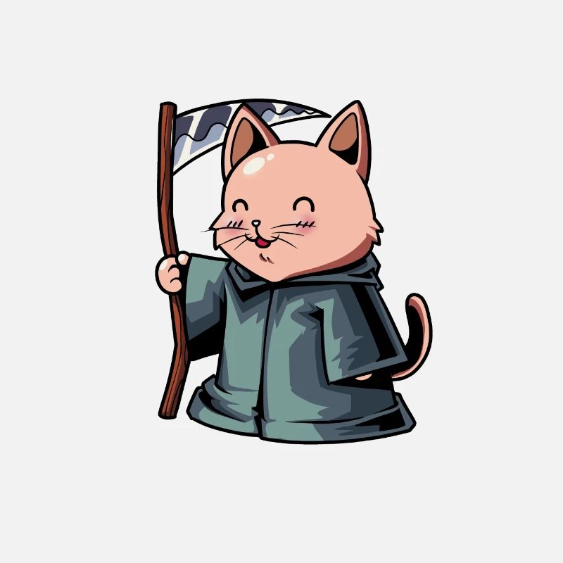 Mignon Chat Grim Reaper