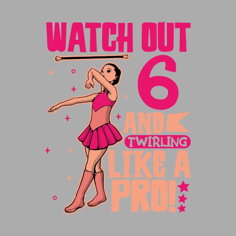 Ich bin 6 - Mädchen Twirling