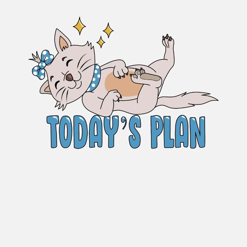 Le chat endormi veut dormir aujourd’hui Pyjama