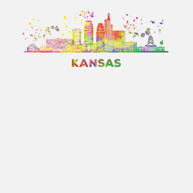 Kansans Skyline Stadtbild Kansas