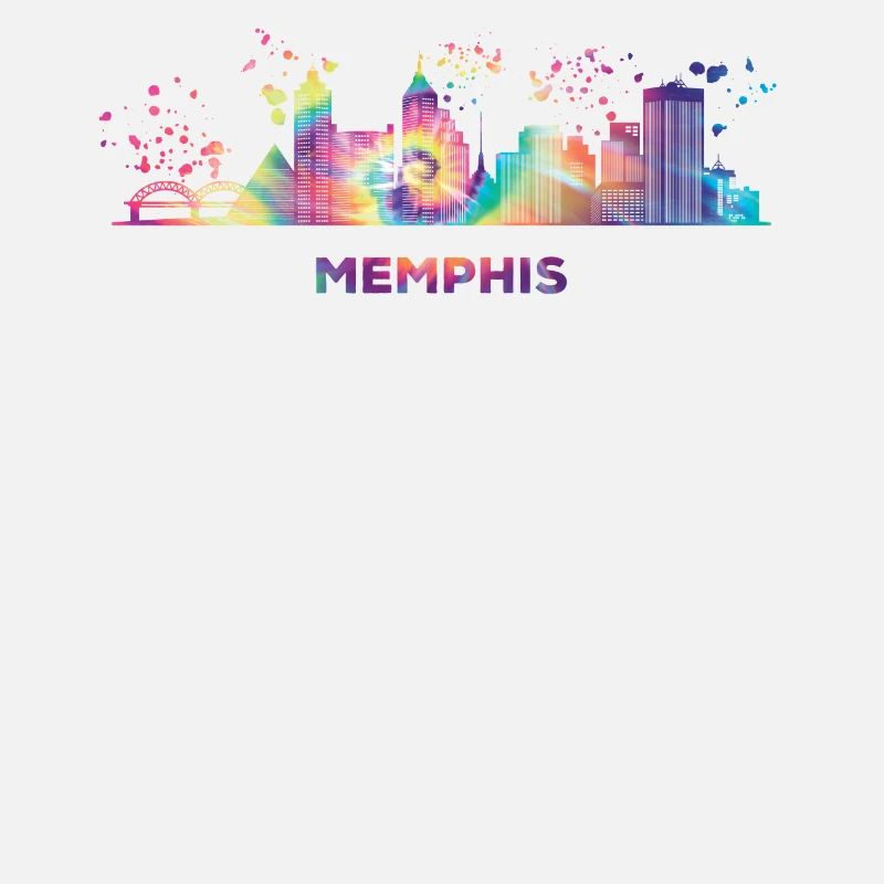 Ligne d’horizon de Memphean Memphis