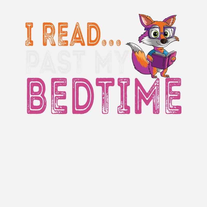 I read after bedtime Lesefuchs