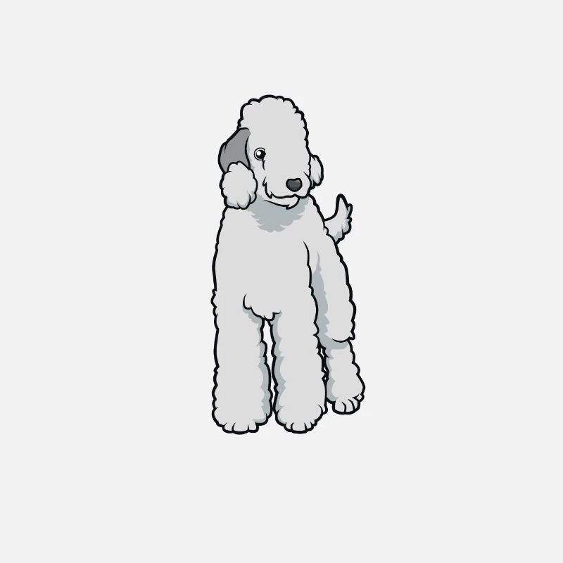 Kawaii Bedlington Terrier