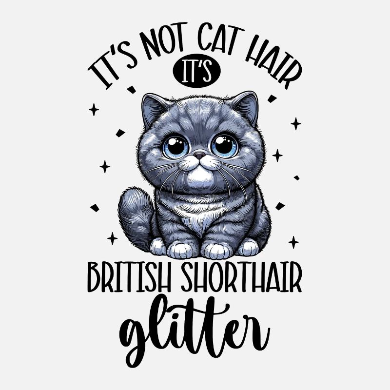 Cat Glitter - British Shorthair
