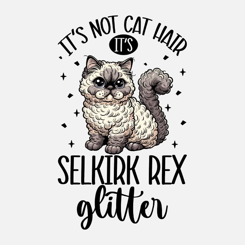 Paillettes Chats - Selkirk Rex