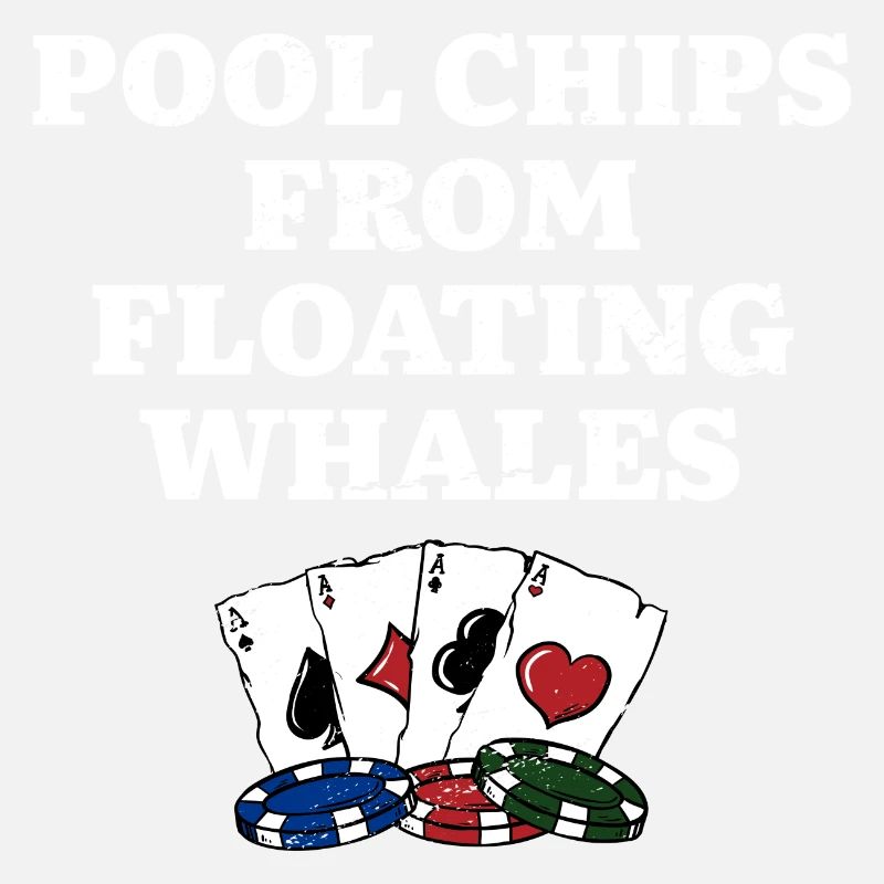 Pool Chips from Floating Whales Poker Funny Poker