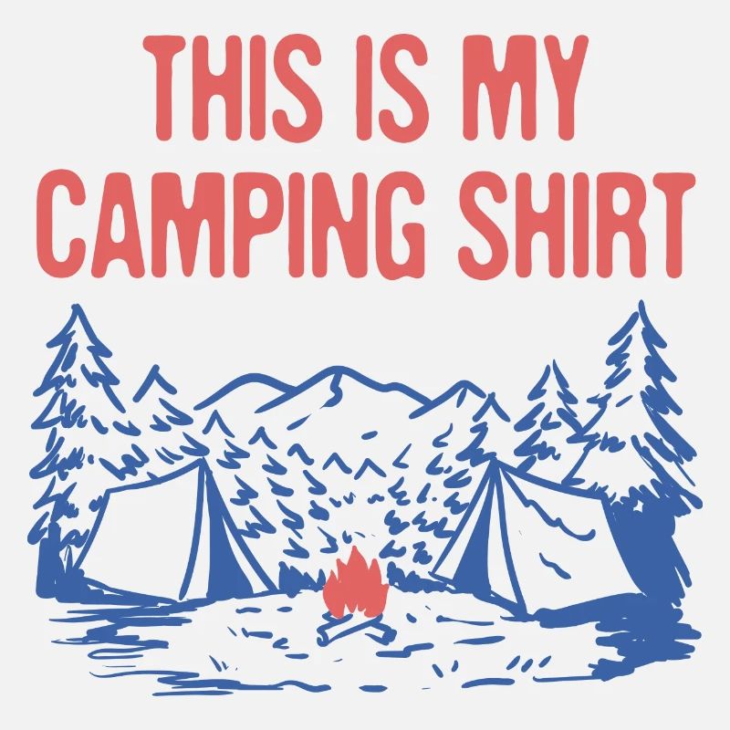 C’est mon camp de camping-shirt drôle camp d’humour de camp