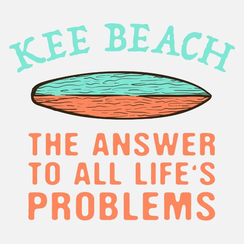 Kee Beach Répond à tous les problèmes de la vie Surf