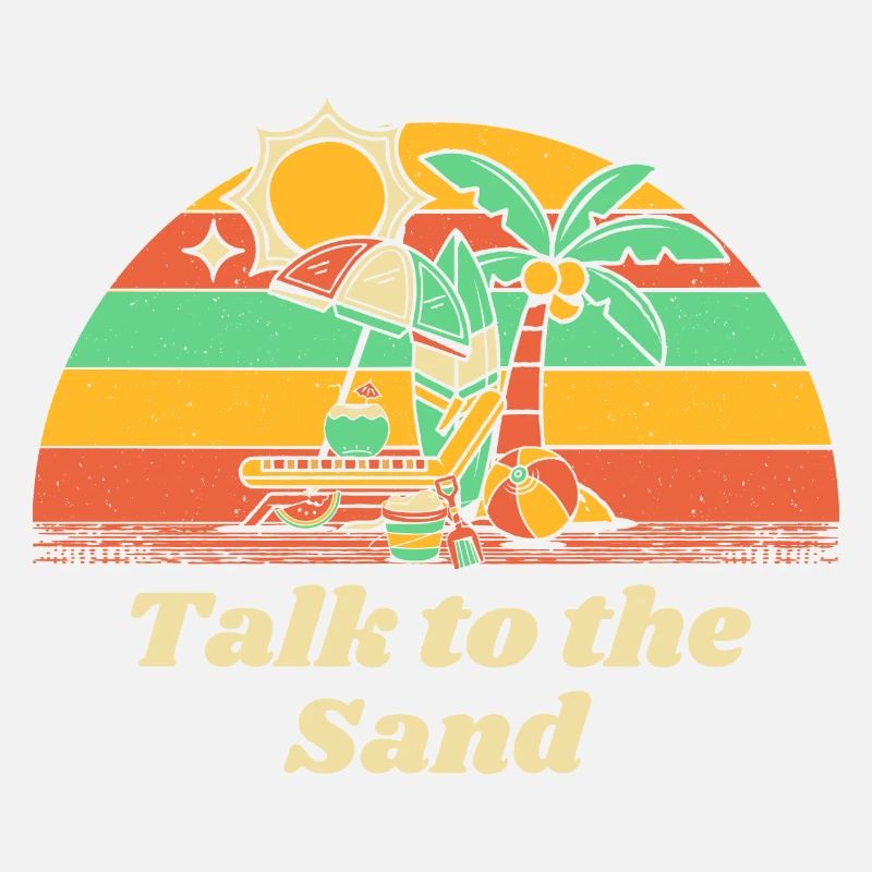 Talk to the Sand Beach Summer Ocean Tropical