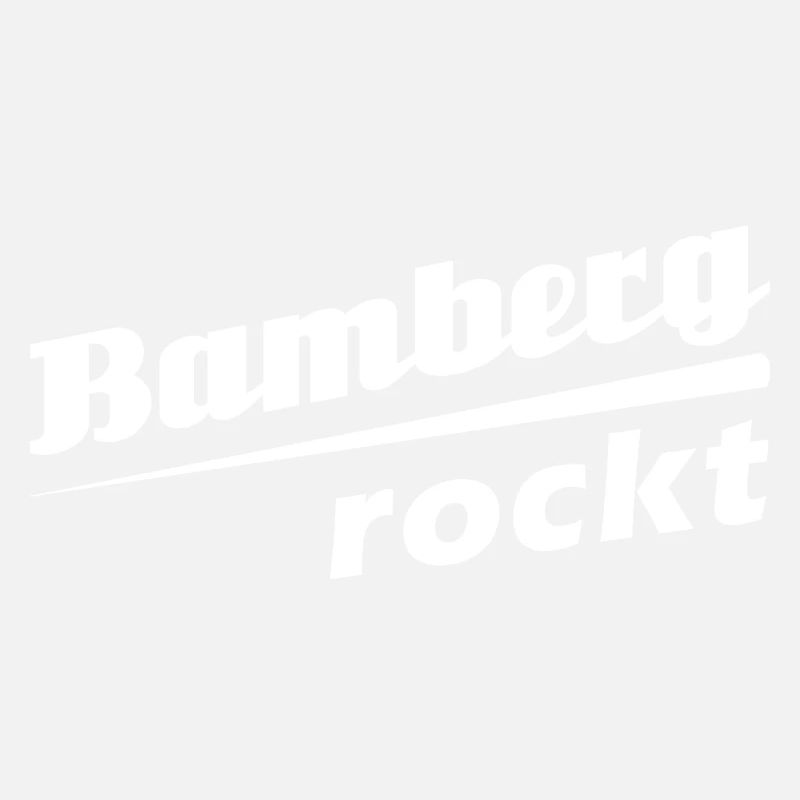 Bamberg rockt - Textdesign mit Stadtnamen