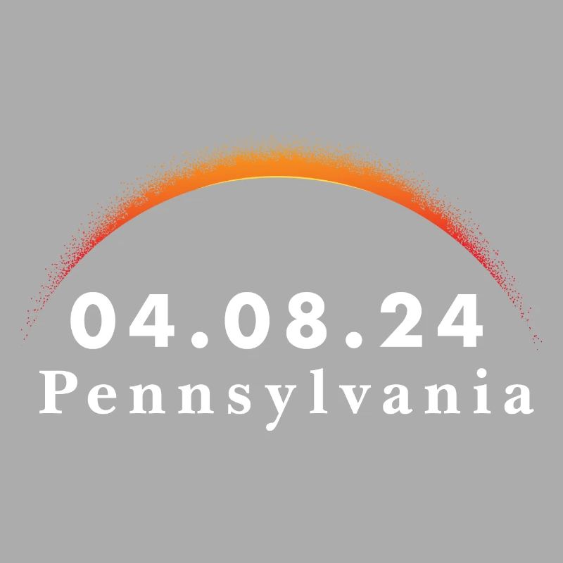 Total Solar Eclipse Path of Totality Pennsylvania