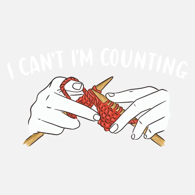 Je ne peux pas compter le tricot