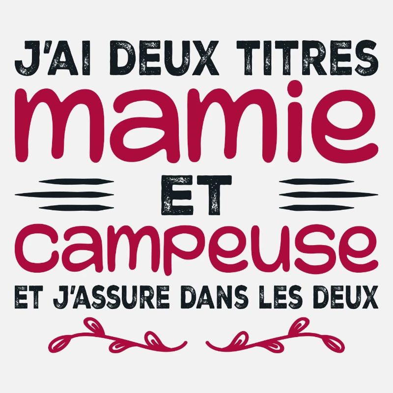 Zwei Titel Granny Camper | Oma | Camping
