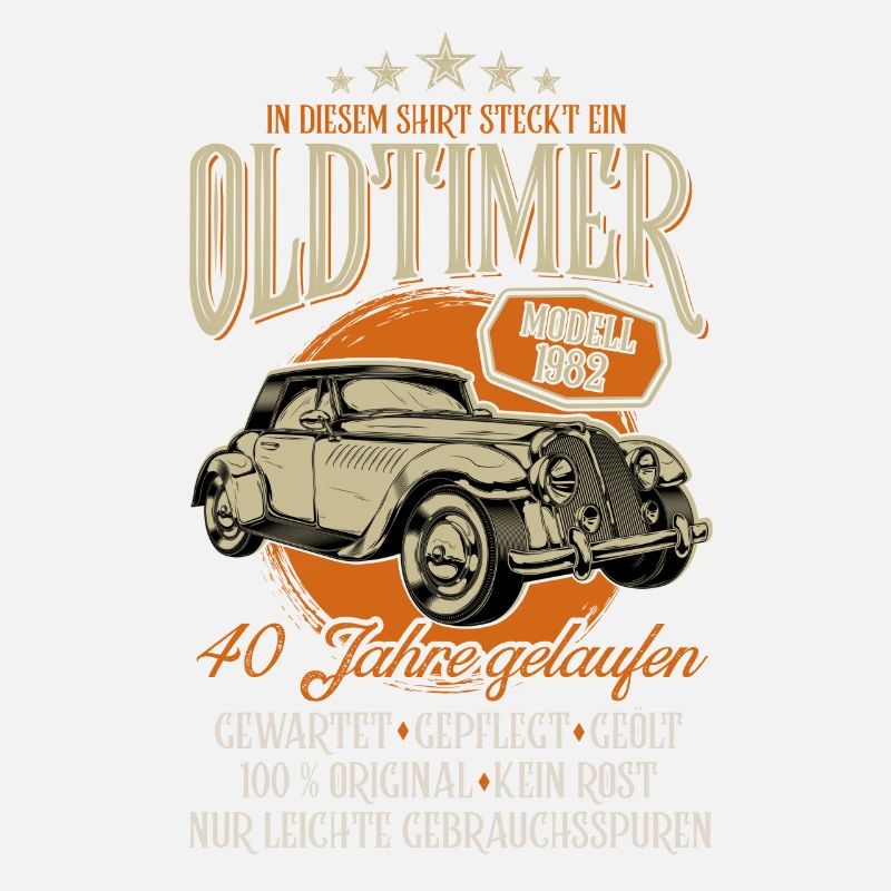 40 Geburtstag Oldtimer 1982 retro 2022