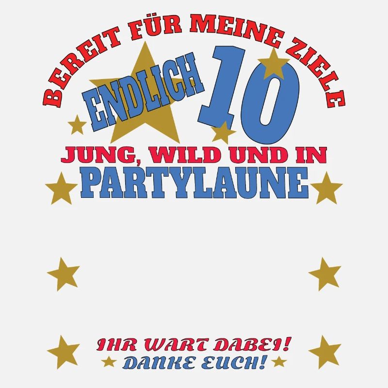 10. Geburtstag Mädchen & Junge Gästebuch