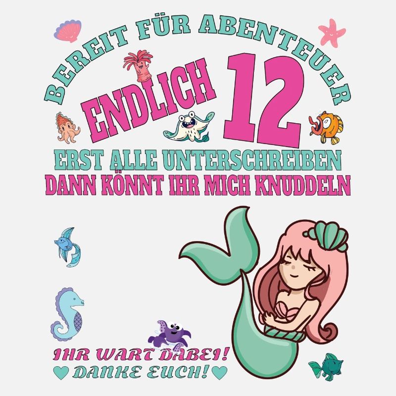 12. Geburtstag Mädchen & Junge Gästebuch