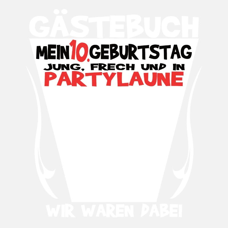 10. Geburtstag Mädchen & Junge Gästebuch
