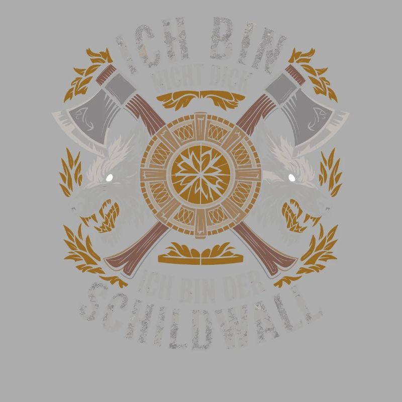 Ich bin nicht dick ich bin der Schildwall Wikinger