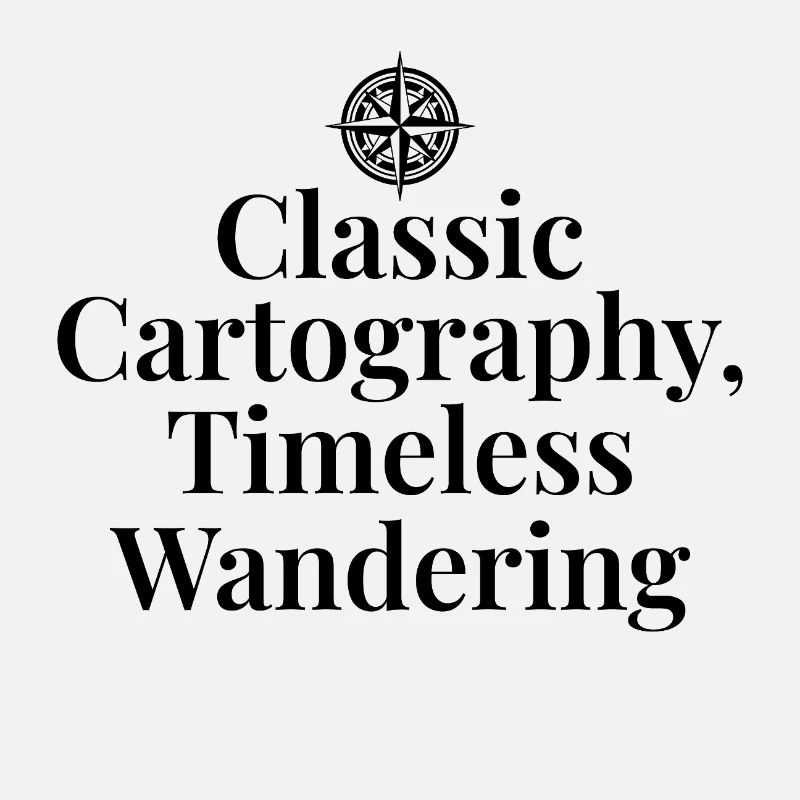 Classic Cartography Timeless Wandering Compass