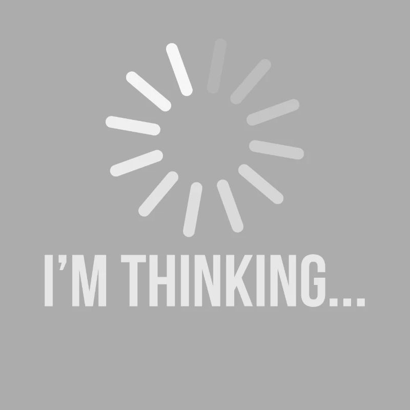 Computer Ich denke Buffer Pun Apparel