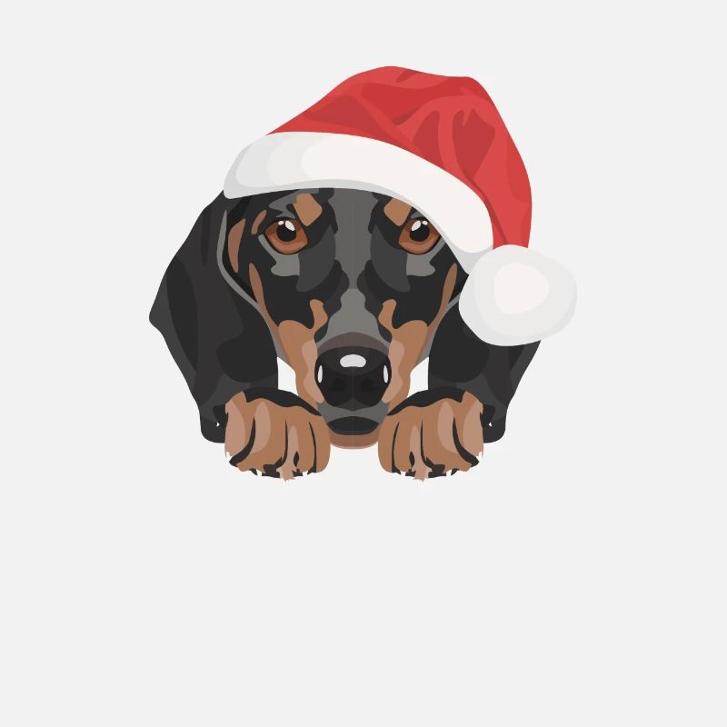 Teckel Joyeux Noël